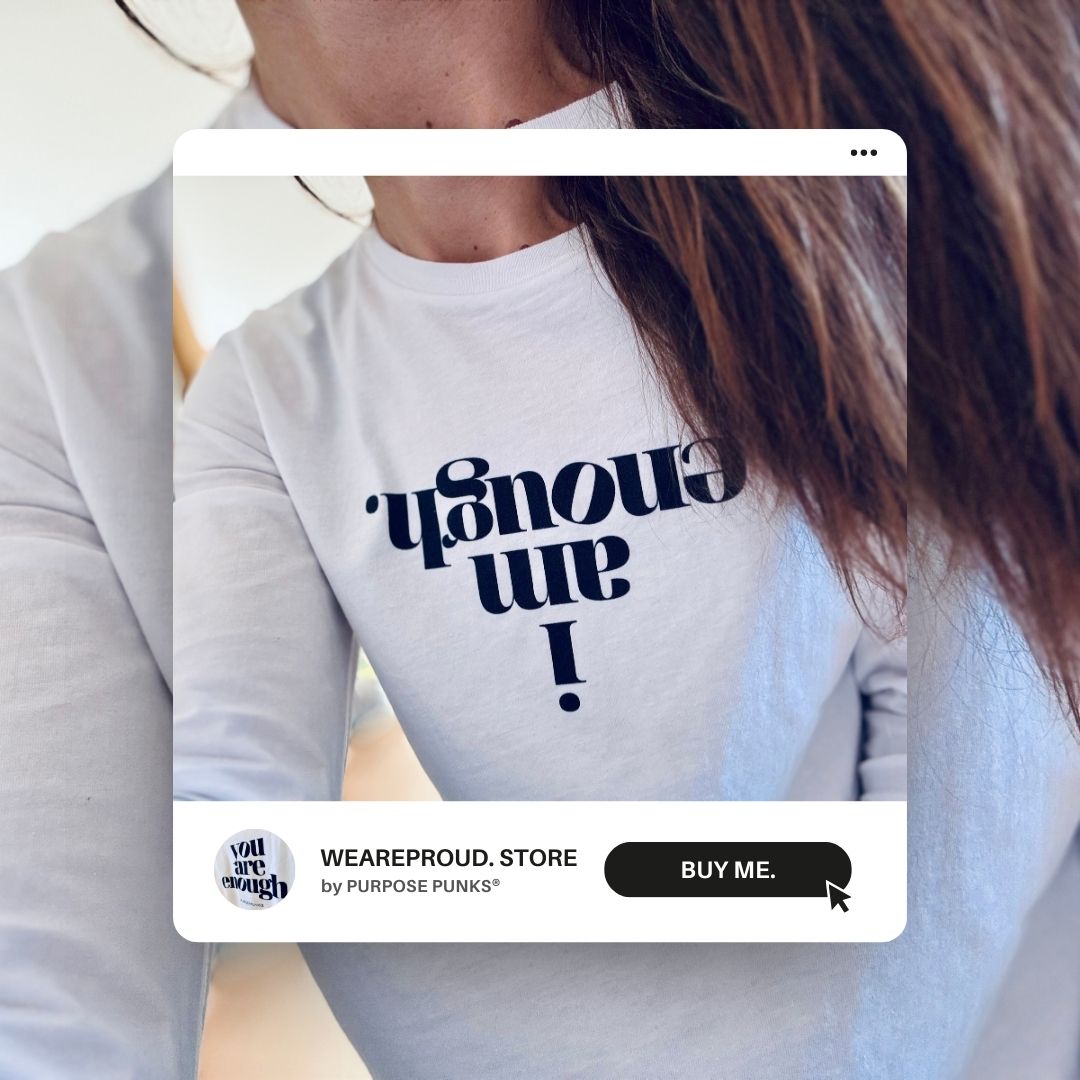 I AM ENOUGH | YOU ARE ENOUGH — Girls Organic Longsleeve