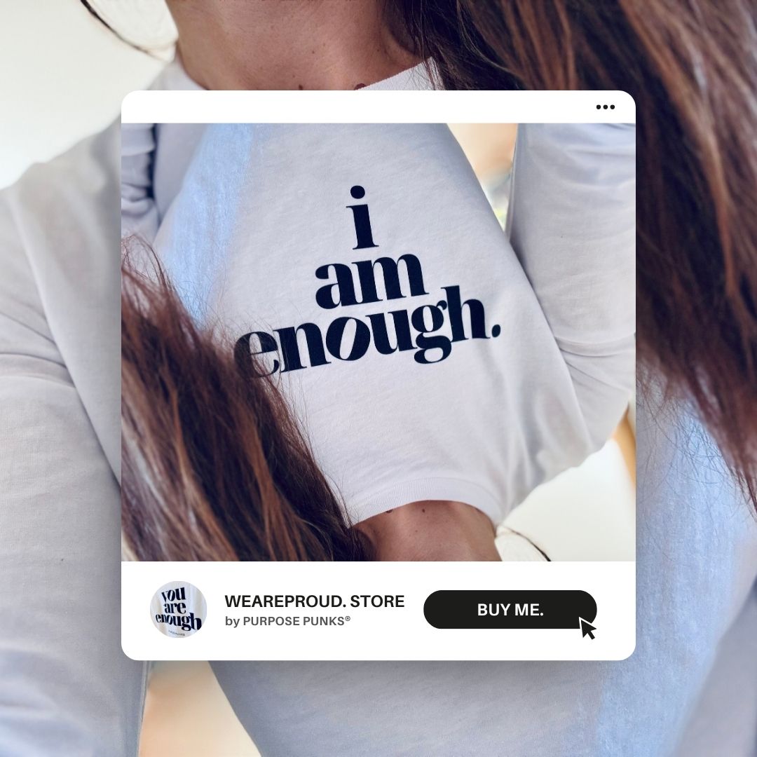 I AM ENOUGH | YOU ARE ENOUGH — Girls Organic Longsleeve