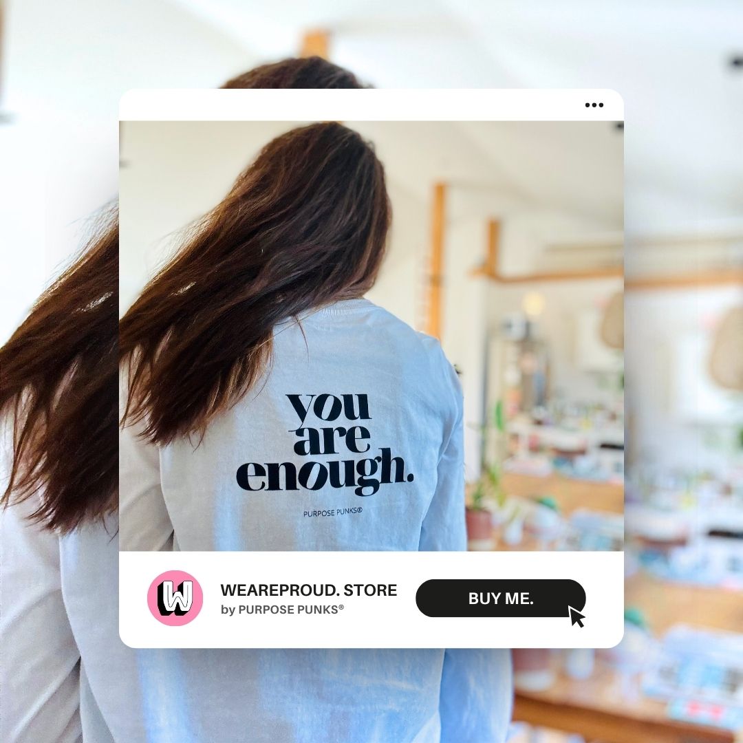 I AM ENOUGH | YOU ARE ENOUGH — Girls Organic Longsleeve