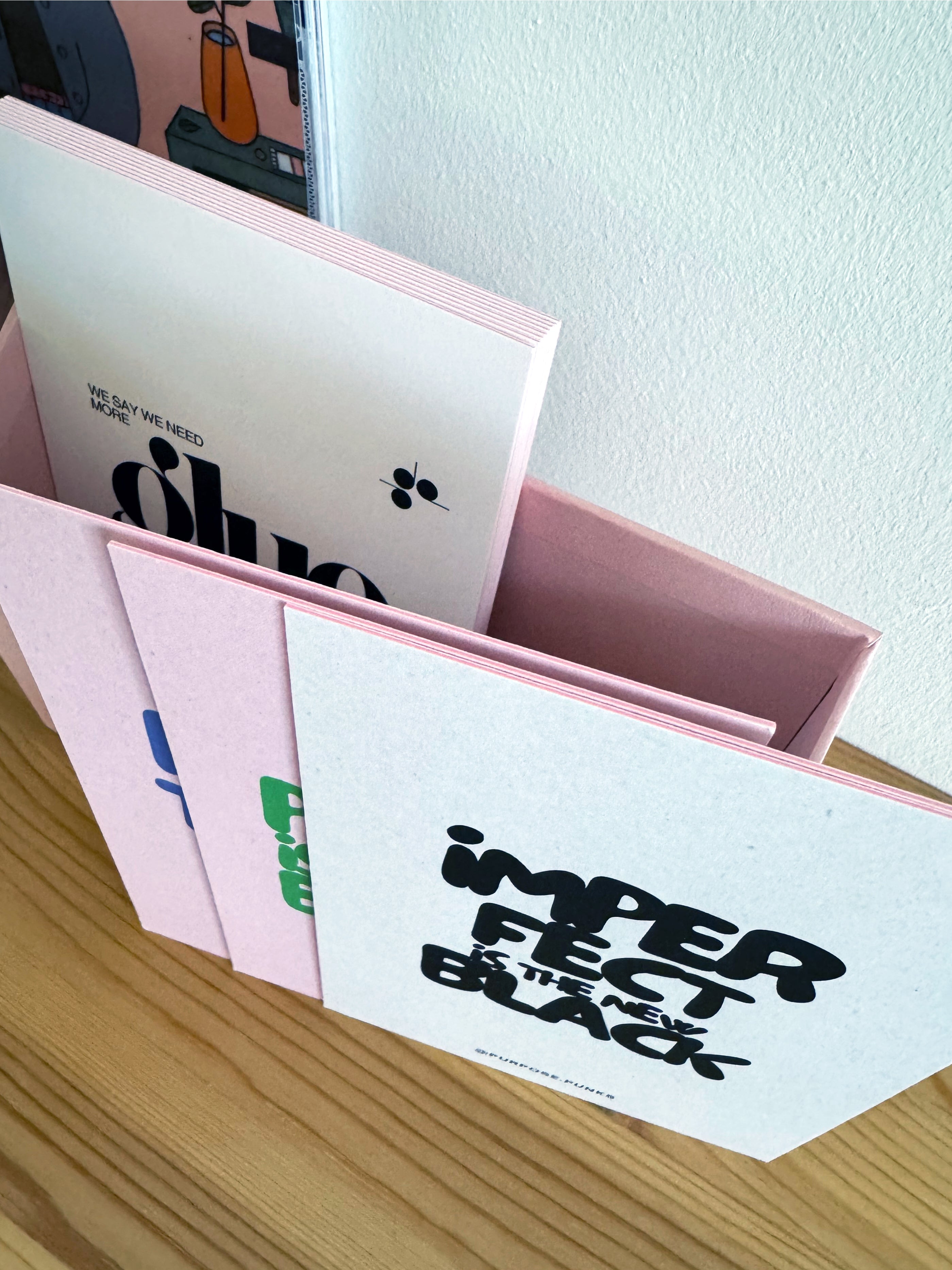 POSTCARDs  the PERFECTIONISM DETOX | SET of 3