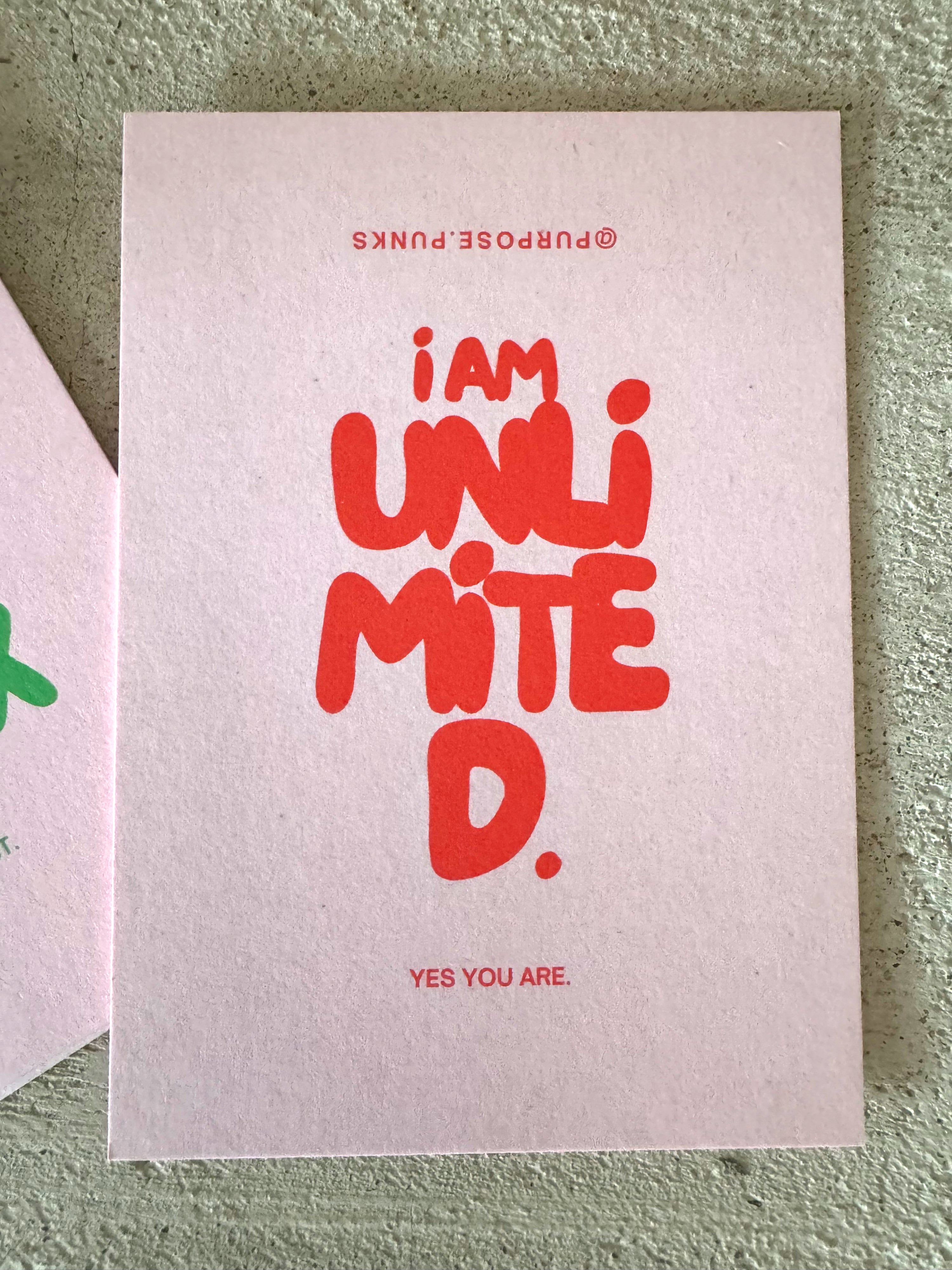 POSTCARDs  the LIMITATION | SET of 4