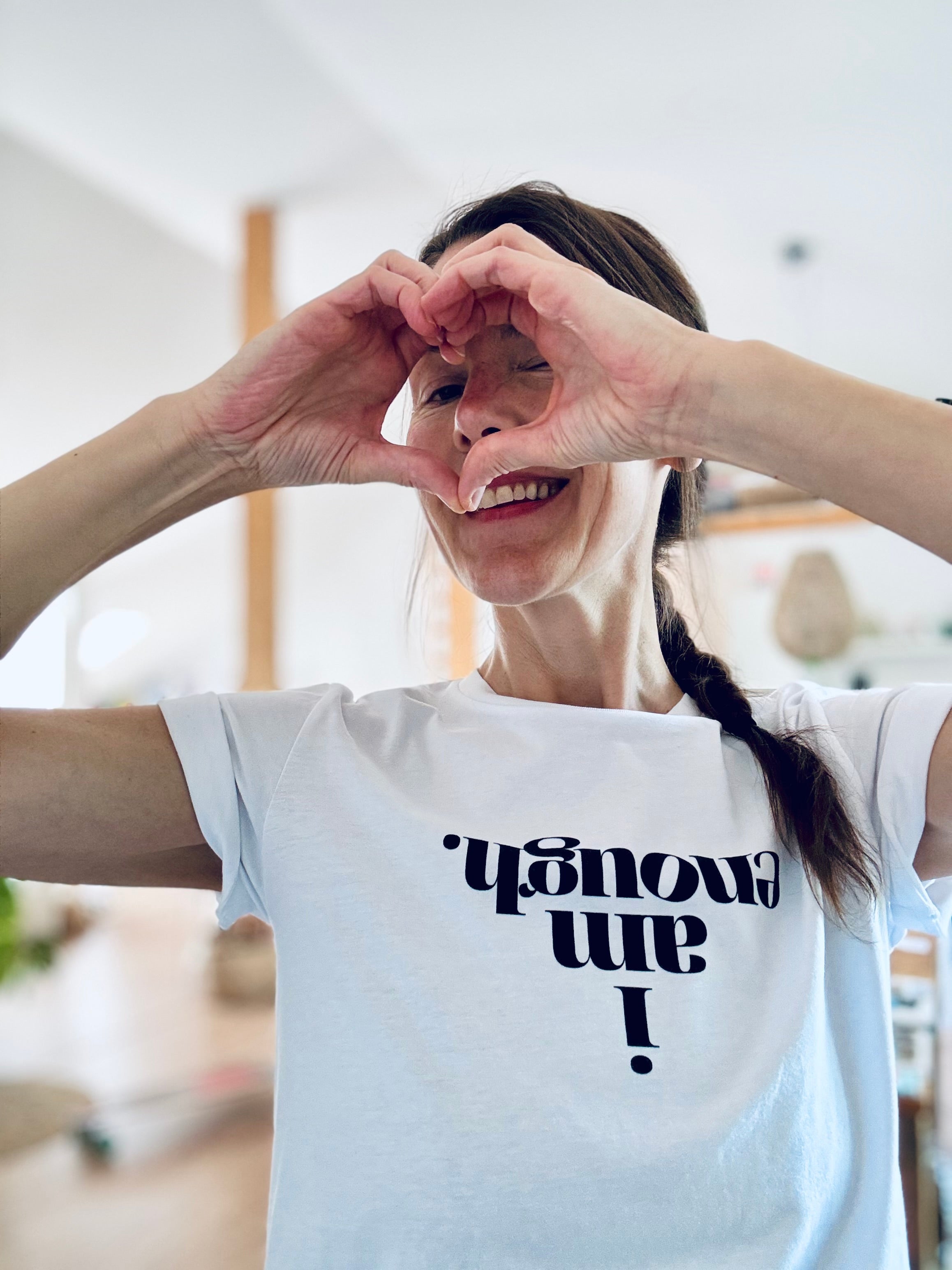 I AM ENOUGH | YOU ARE ENOUGH — Girls Organic T-Shirt