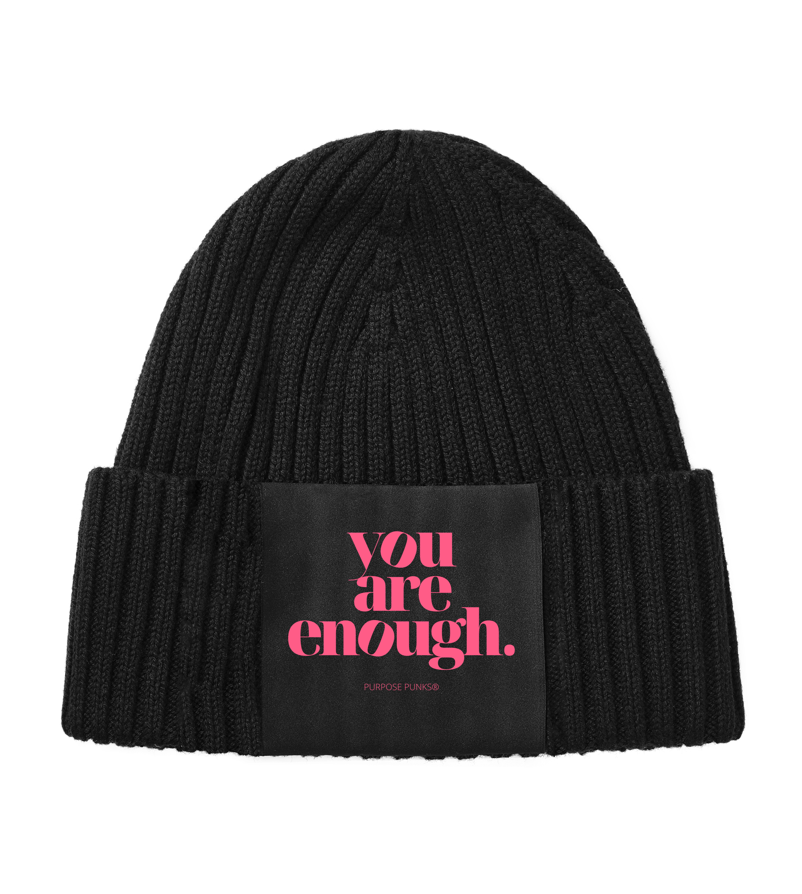 KNITTED BEANIE +++ YOU ARE ENOUGH