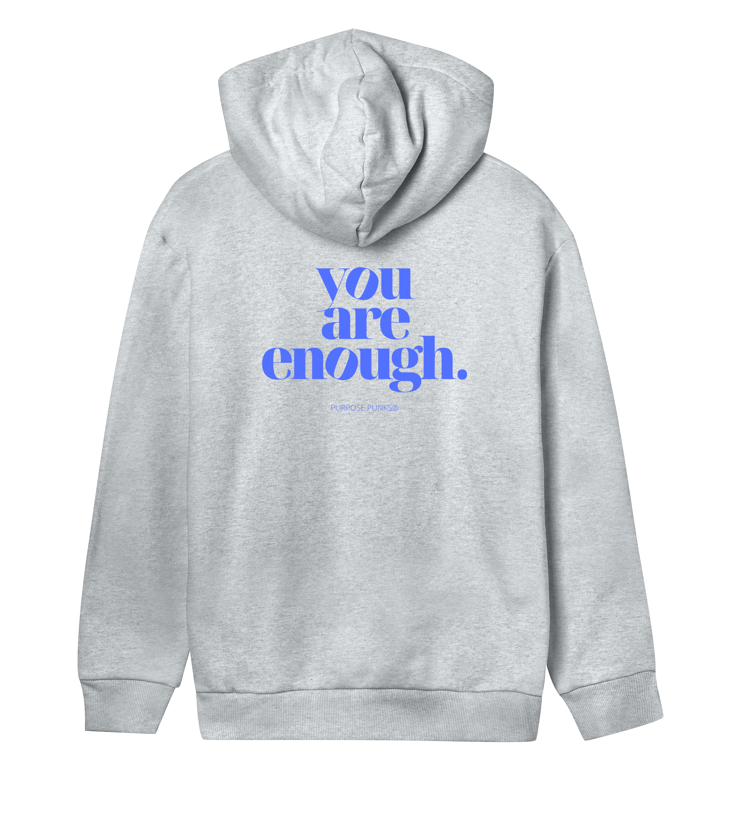 Girls Organic Hoodie | YOU ARE ENOUGH + I AM ENOUGH